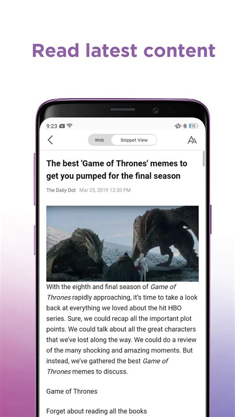 snippetmedia legit|This app rewards you while you read the news .